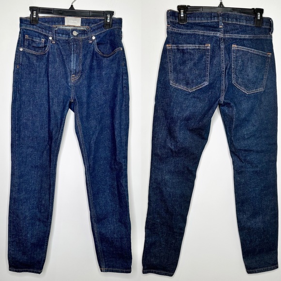 Everlane Dark Wash Straight Leg Jeans - Picture 1 of 7
